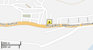 Location of business on map