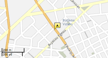 Location of business on map