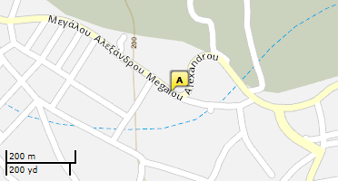Location of business on map