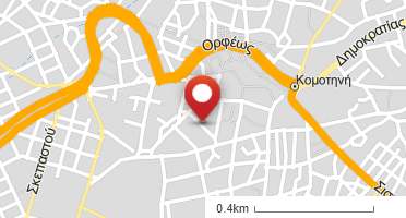 Location of business on map