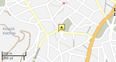 Location of business on map