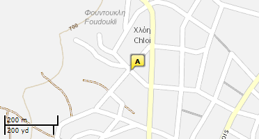 Location of business on map