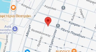 Location of business on map