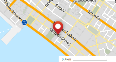 Location of business on map