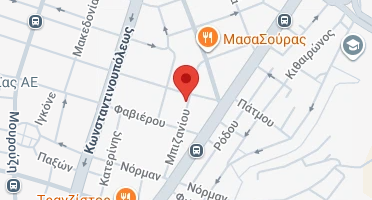 Location of business on map