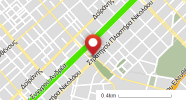 Location of business on map