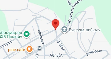 Location of business on map