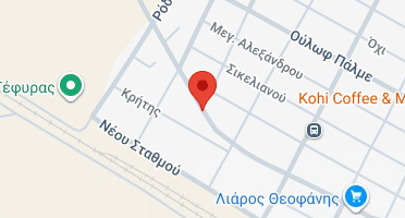 Location of business on map