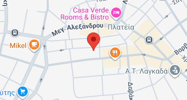 Location of business on map