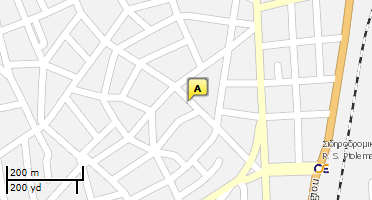 Location of business on map