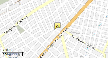 Location of business on map