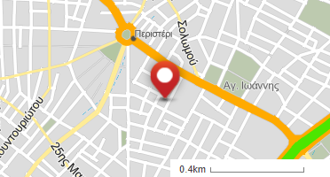 Location of business on map