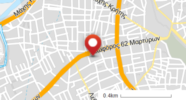 Location of business on map