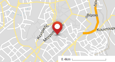 Location of business on map