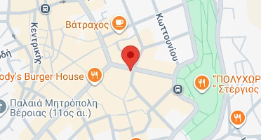 Location of business on map