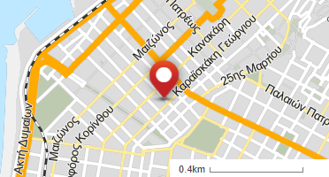 Location of business on map