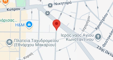 Location of business on map