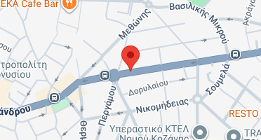 Location of business on map