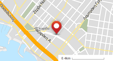 Location of business on map