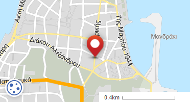 Location of business on map