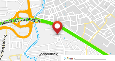 Location of business on map