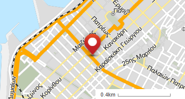 Location of business on map