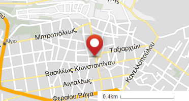 Location of business on map