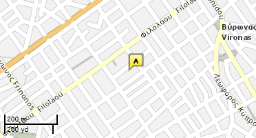 Location of business on map