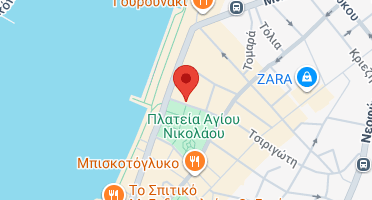 Location of business on map