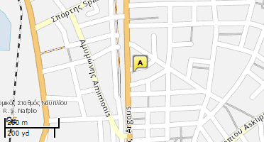 Location of business on map