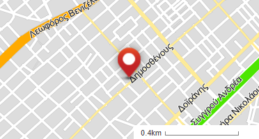 Location of business on map