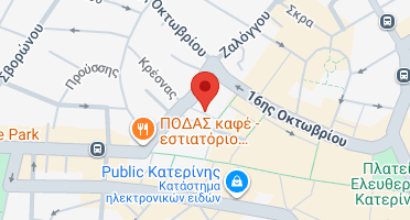 Location of business on map