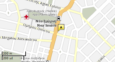 Χάρτης και σημείο της επιχείρησης
