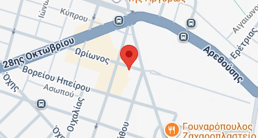 Location of business on map