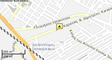 Location of business on map