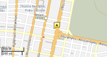 Location of business on map