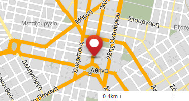 Location of business on map