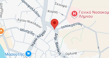 Location of business on map