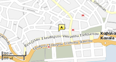 Location of business on map
