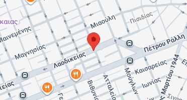 Location of business on map