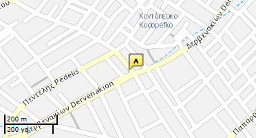 Location of business on map