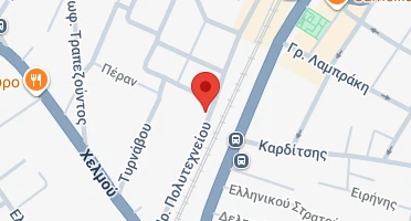 Location of business on map