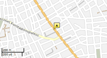 Location of business on map