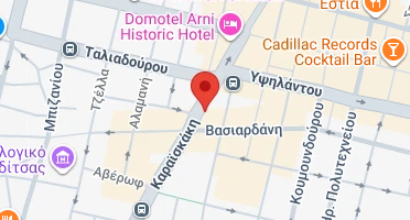 Location of business on map