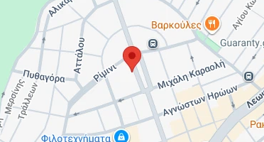 Location of business on map