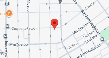 Location of business on map