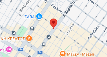 Location of business on map