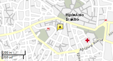 Location of business on map