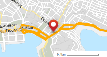 Location of business on map