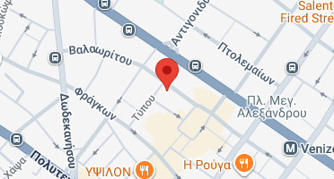 Location of business on map